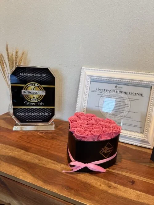 Awards and recognition for Adult Family Center of Moses Lake, an award-winning assisted living facility for the elderly and memory care provider in Washington State.
